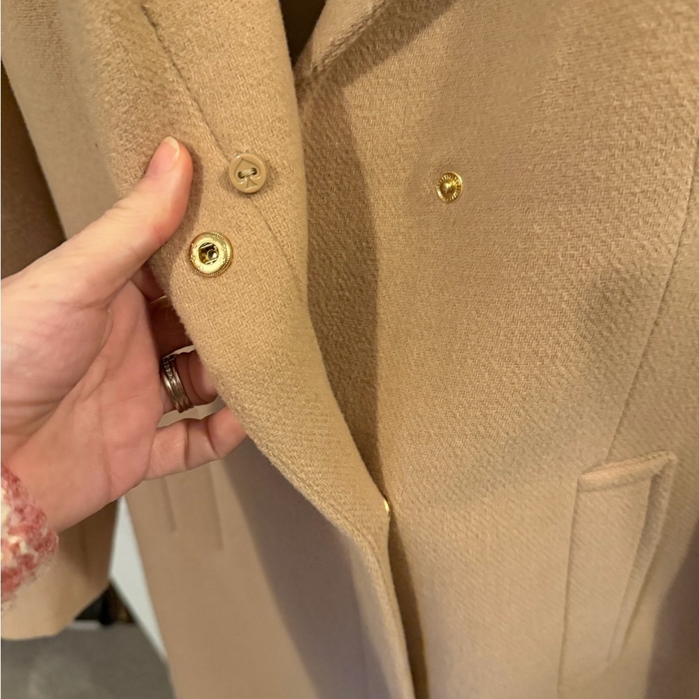Kate Spade Camel Color Wool Coat - Picture 2 of 6